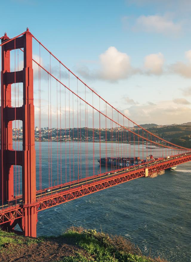 Golden Gate Bridge in San Francisco