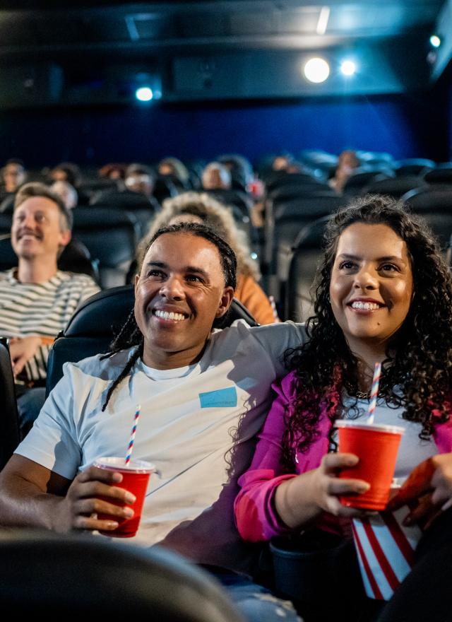 couple at the movie theater