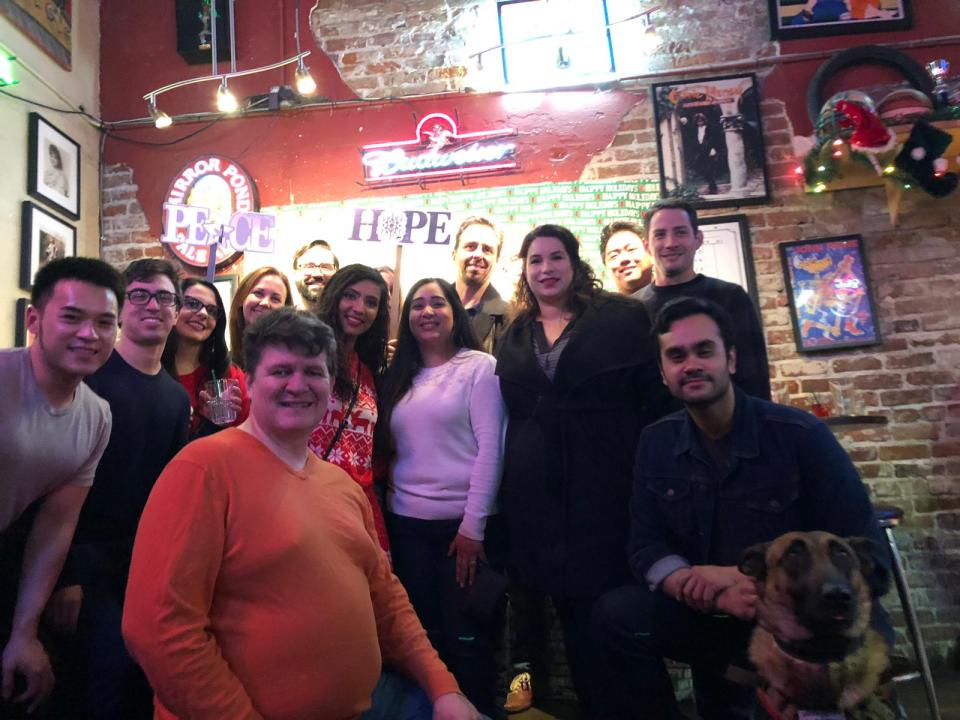 Karaoke Night with Sacramento Part-Time MBA students, Dec. 2017