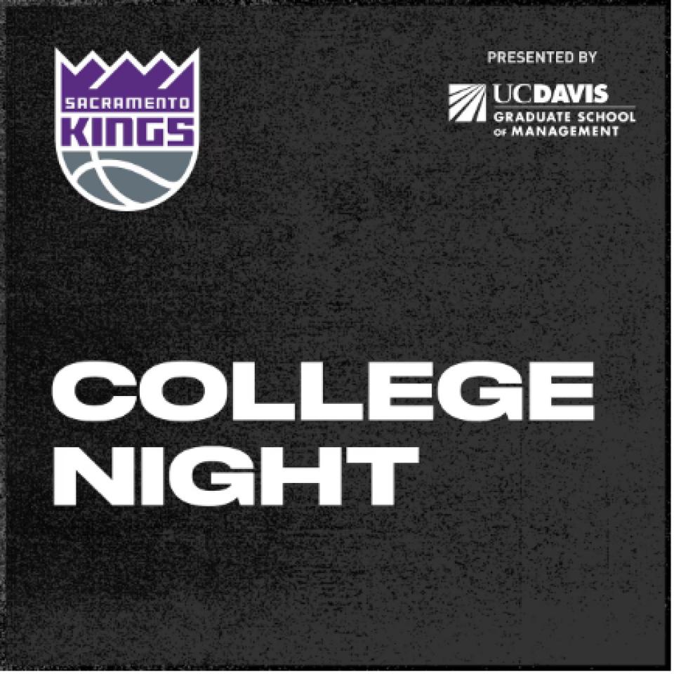 College Night at the Sacramento Kings sponsored by GSM